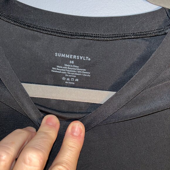 Summersalt Black Waterside Ruffle Rash Guard - Picture 4 of 6